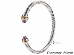 HY Wholesale Bangle Stainless Steel 316L Jewelry Bangle-HY0128B028