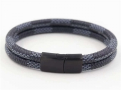 HY Wholesale Leather Bracelets Jewelry Popular Leather Bracelets-HY0129B171