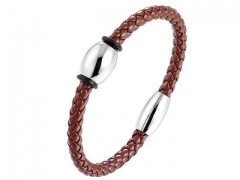 HY Wholesale Leather Bracelets Jewelry Popular Leather Bracelets-HY0130B269