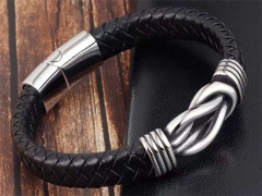 HY Wholesale Leather Bracelets Jewelry Popular Leather Bracelets-HY0133B052