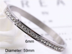HY Wholesale Bangle Stainless Steel 316L Jewelry Bangle-HY0122B036