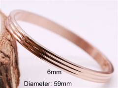 HY Wholesale Bangle Stainless Steel 316L Jewelry Bangle-HY0122B032