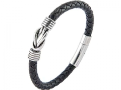 HY Wholesale Leather Bracelets Jewelry Popular Leather Bracelets-HY0058B012