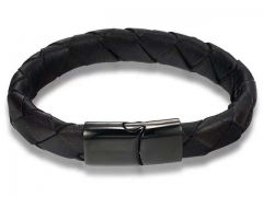 HY Wholesale Leather Bracelets Jewelry Popular Leather Bracelets-HY0130B289