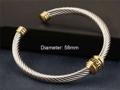 HY Wholesale Bangle Stainless Steel 316L Jewelry Bangle-HY0128B067