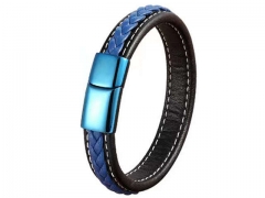 HY Wholesale Leather Bracelets Jewelry Popular Leather Bracelets-HY0130B288