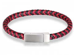 HY Wholesale Leather Bracelets Jewelry Popular Leather Bracelets-HY0136B234