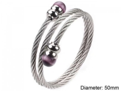 HY Wholesale Bangle Stainless Steel 316L Jewelry Bangle-HY0128B147