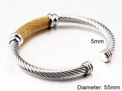HY Wholesale Bangle Stainless Steel 316L Jewelry Bangle-HY0128B024