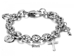 HY Wholesale Bracelets Jewelry 316L Stainless Steel Jewelry Bracelets-HY0132B051
