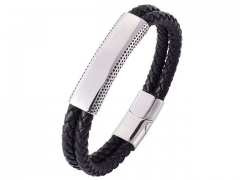 HY Wholesale Leather Bracelets Jewelry Popular Leather Bracelets-HY0120B105