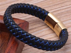 HY Wholesale Leather Bracelets Jewelry Popular Leather Bracelets-HY0137B107