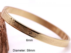 HY Wholesale Bangle Stainless Steel 316L Jewelry Bangle-HY0122B404