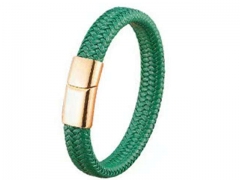 HY Wholesale Leather Bracelets Jewelry Popular Leather Bracelets-HY0130B285