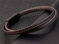 HY Wholesale Leather Bracelets Jewelry Popular Leather Bracelets-HY0133B096