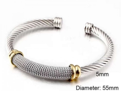 HY Wholesale Bangle Stainless Steel 316L Jewelry Bangle-HY0128B023