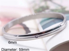 HY Wholesale Bangle Stainless Steel 316L Jewelry Bangle-HY0122B006