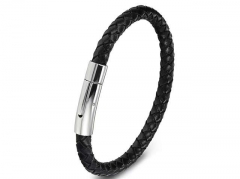 HY Wholesale Leather Bracelets Jewelry Popular Leather Bracelets-HY0130B261