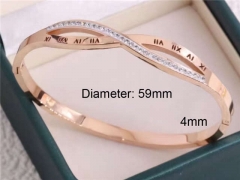 HY Wholesale Bangle Stainless Steel 316L Jewelry Bangle-HY0122B173