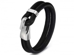 HY Wholesale Leather Bracelets Jewelry Popular Leather Bracelets-HY0130B369