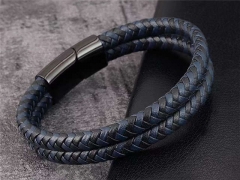 HY Wholesale Leather Bracelets Jewelry Popular Leather Bracelets-HY0133B185