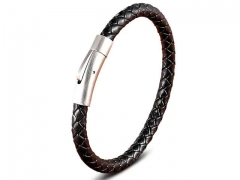 HY Wholesale Leather Bracelets Jewelry Popular Leather Bracelets-HY0130B075
