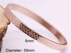 HY Wholesale Bangle Stainless Steel 316L Jewelry Bangle-HY0122B020
