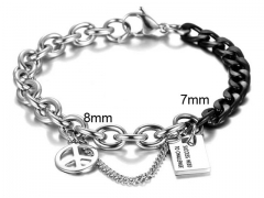 HY Wholesale Bracelets Jewelry 316L Stainless Steel Jewelry Bracelets-HY0132B061