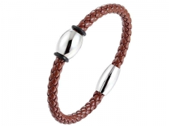 HY Wholesale Leather Bracelets Jewelry Popular Leather Bracelets-HY0130B138