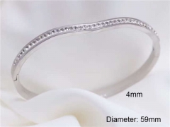 HY Wholesale Bangle Stainless Steel 316L Jewelry Bangle-HY0122B248