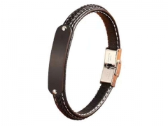 HY Wholesale Leather Bracelets Jewelry Popular Leather Bracelets-HY0130B178