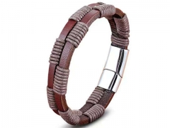 HY Wholesale Leather Bracelets Jewelry Popular Leather Bracelets-HY0130B301