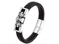 HY Wholesale Leather Bracelets Jewelry Popular Leather Bracelets-HY0133B202