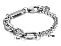 HY Wholesale Bracelets Jewelry 316L Stainless Steel Jewelry Bracelets-HY0132B053