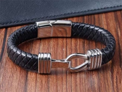 HY Wholesale Leather Bracelets Jewelry Popular Leather Bracelets-HY0133B219
