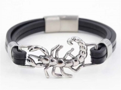 HY Wholesale Leather Bracelets Jewelry Popular Leather Bracelets-HY0129B029