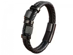 HY Wholesale Leather Bracelets Jewelry Popular Leather Bracelets-HY0130B424