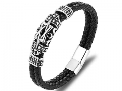 HY Wholesale Leather Bracelets Jewelry Popular Leather Bracelets-HY0130B340