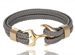 HY Wholesale Leather Bracelets Jewelry Popular Leather Bracelets-HY0136B060