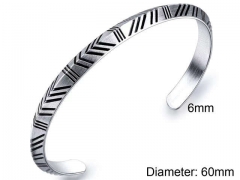 HY Wholesale Bangle Stainless Steel 316L Jewelry Bangle-HY0016D008
