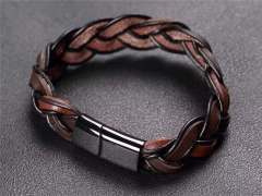 HY Wholesale Leather Bracelets Jewelry Popular Leather Bracelets-HY0120B117