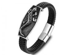 HY Wholesale Leather Bracelets Jewelry Popular Leather Bracelets-HY0120B209