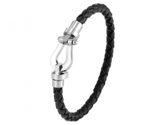 HY Wholesale Leather Bracelets Jewelry Popular Leather Bracelets-HY0120B011