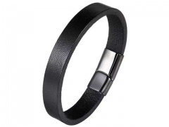 HY Wholesale Leather Bracelets Jewelry Popular Leather Bracelets-HY0136B019