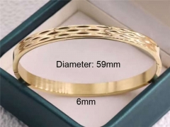 HY Wholesale Bangle Stainless Steel 316L Jewelry Bangle-HY0122B208
