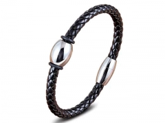 HY Wholesale Leather Bracelets Jewelry Popular Leather Bracelets-HY0130B137