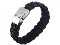 HY Wholesale Leather Bracelets Jewelry Popular Leather Bracelets-HY0041B029