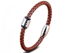 HY Wholesale Leather Bracelets Jewelry Popular Leather Bracelets-HY0130B271