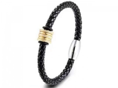 HY Wholesale Leather Bracelets Jewelry Popular Leather Bracelets-HY0130B169