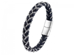 HY Wholesale Leather Bracelets Jewelry Popular Leather Bracelets-HY0120B205